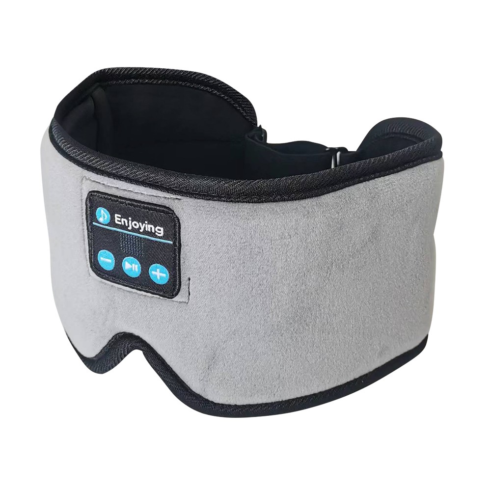 3D Bluetooth Slaapoogmasker HD Stereoluidspreker Grijs