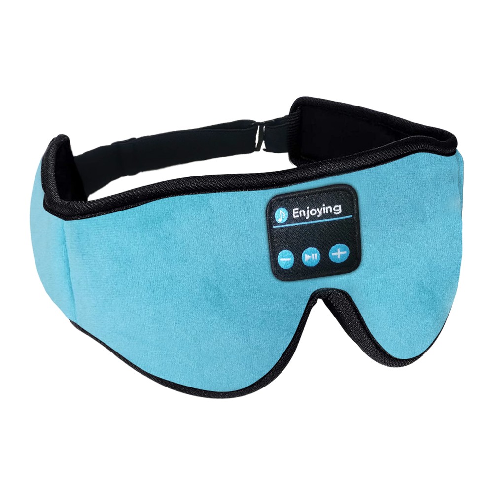 3D Bluetooth Slaapoogmasker Slaapkoptelefoon Blauw