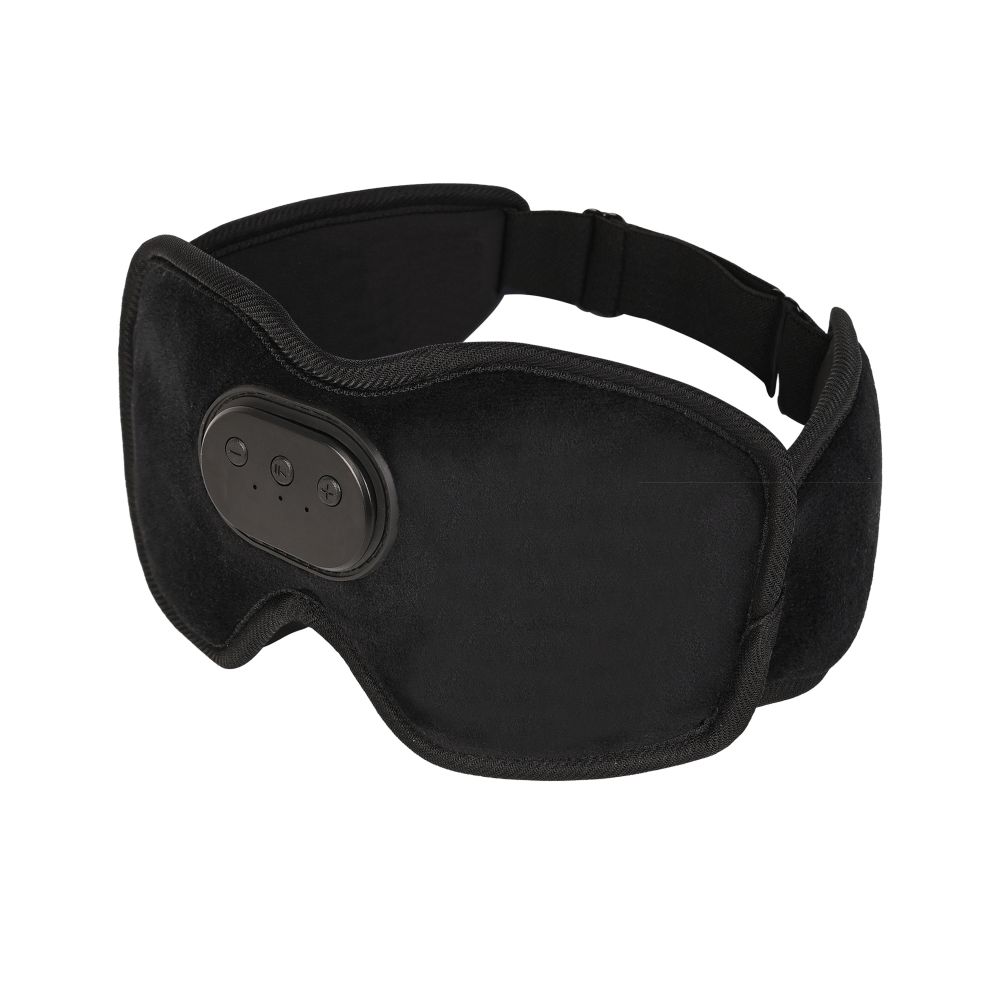 3D Bluetooth-slaapoogmasker Draadloos muziekmasker Zwart