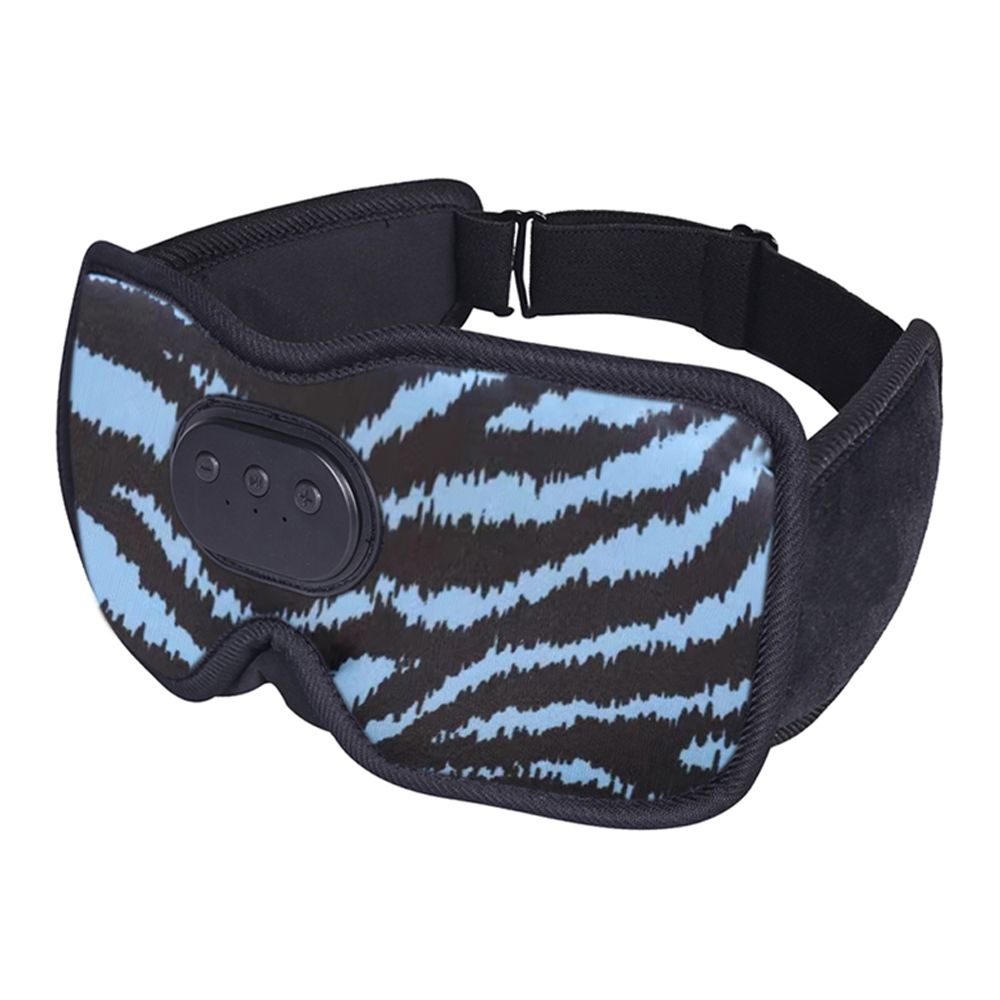 3D Bluetooth Slaapoogmasker Draadloos Muziekmasker Blauw