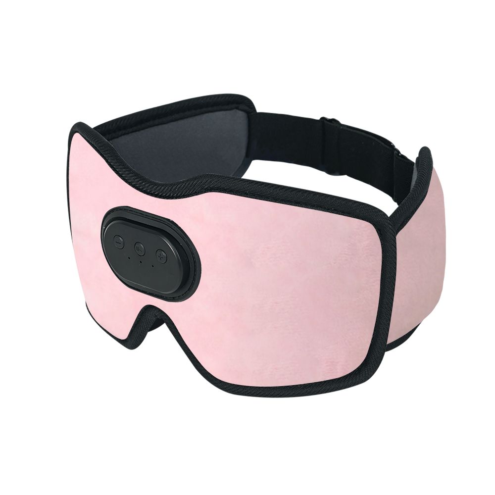 3D Bluetooth Slaapoogmasker Draadloos Muziekmasker Roze