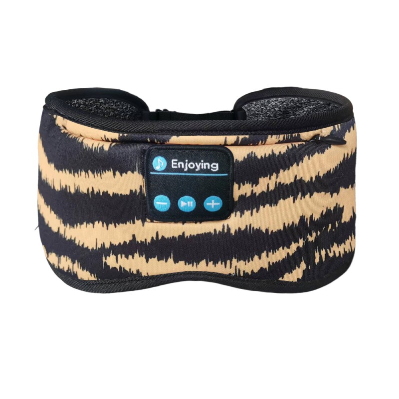 Katoenen zebrageel Bluetooth-oogmasker