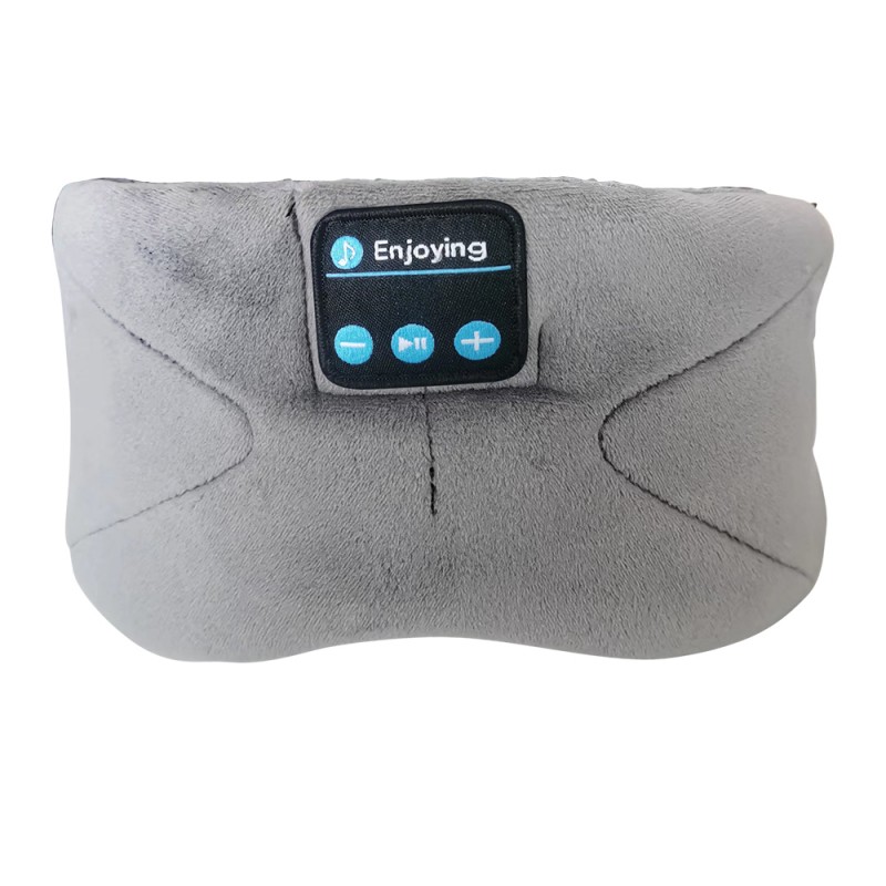 Hoofdband Bluetooth Slaapoogmasker Slaapkoptelefoon Grijs