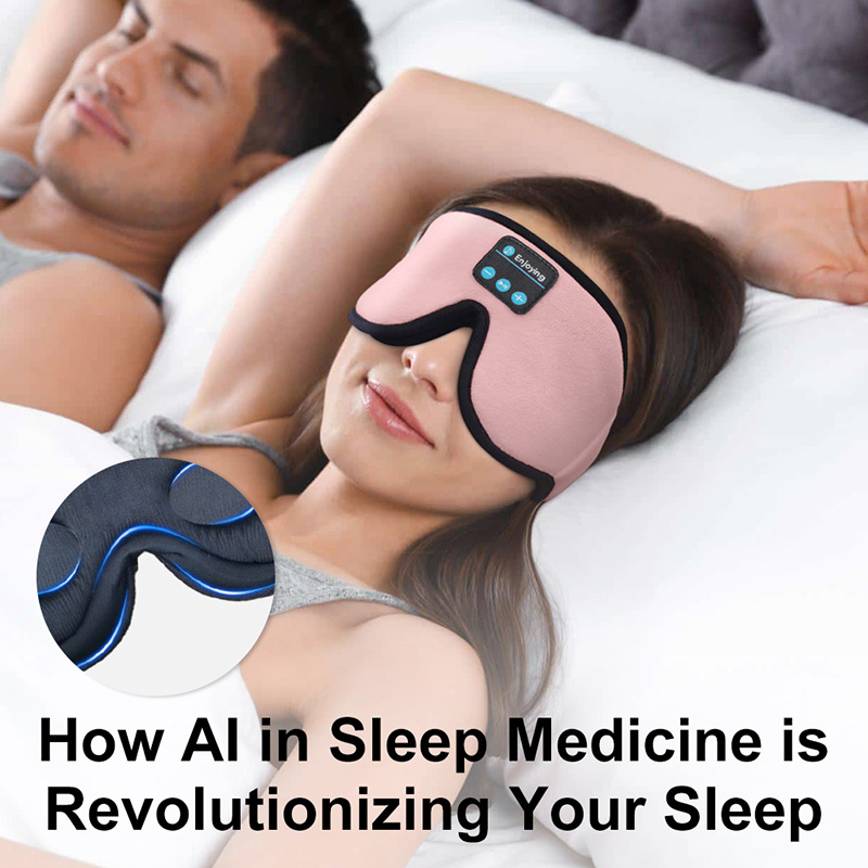 3D Bluetooth Sleep Eye Mask Sleep Headphoens Pink