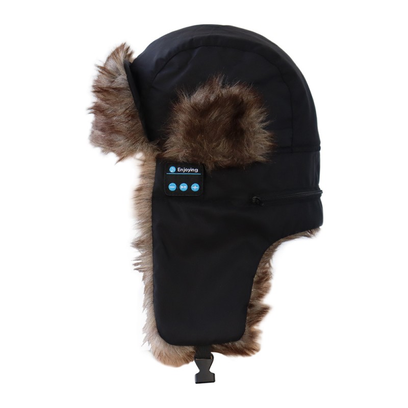 Maskerloze zwarte Bluetooth-trapperhoed