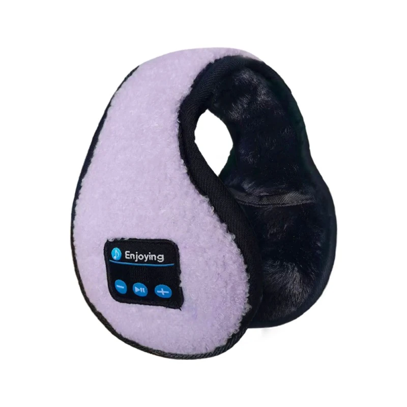 Paarse verstelbare mini Bluetooth-oorkappen